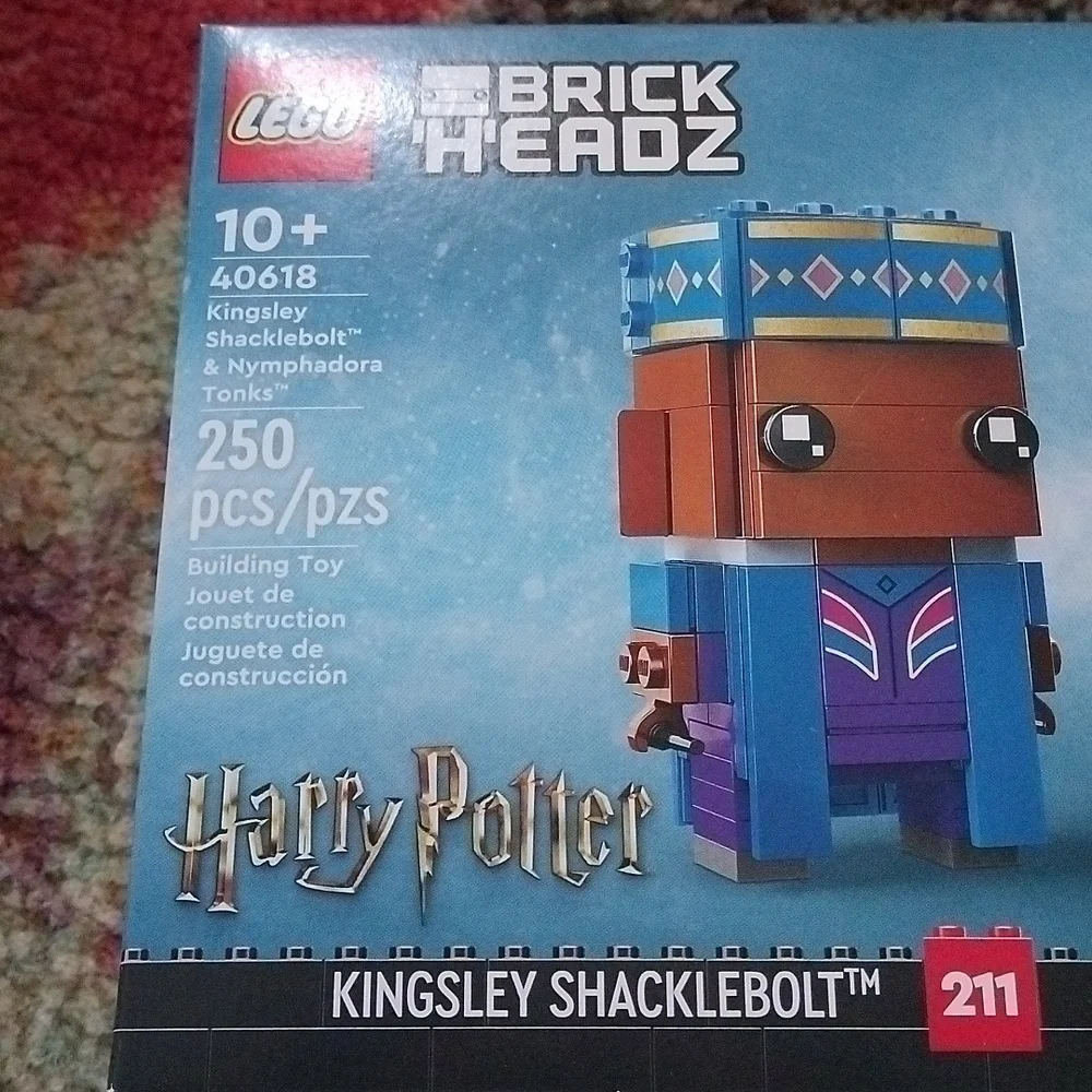 Lego 40618 Brickheadz Kingsley Shacklebolt & Nymphadora Tonks Figures